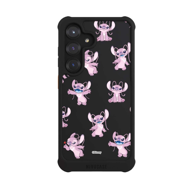 Galaxy S25 NIVOmax Angel Faces Pattern Transparent