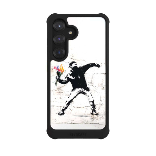 Samsung Galaxy S25 NIVOmax Flowers Up Artwork