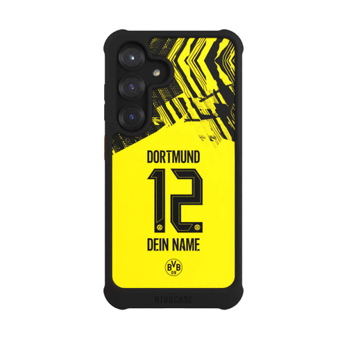 Samsung Galaxy S25 NIVOmax BVB Trikot Personalisierbar 25-26