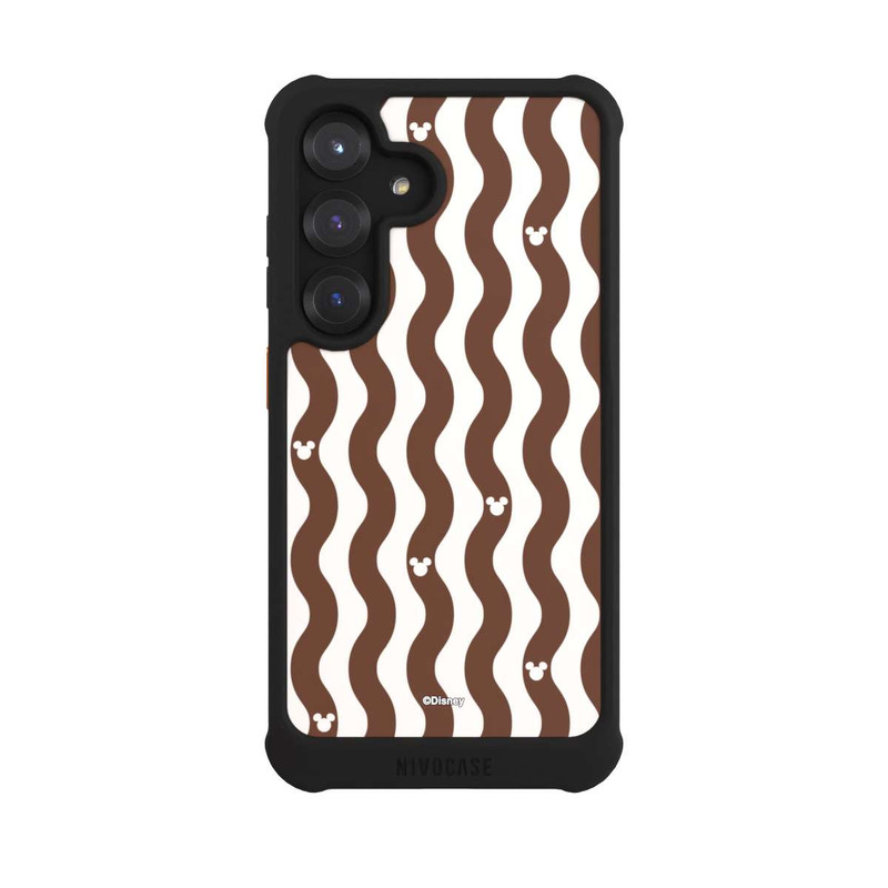 Galaxy S25 NIVOmax Micky Muster Braune Wellen