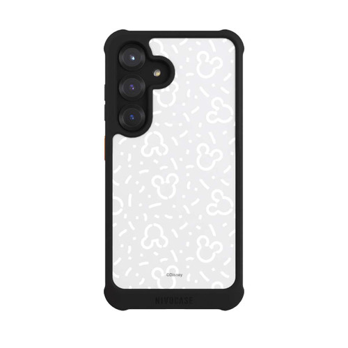 Samsung Galaxy S25 NIVOmax Disney Mickey Icon Pattern Grey