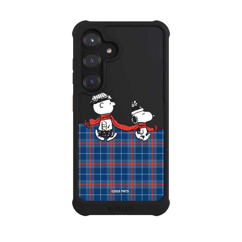 Galaxy S25 NIVOmax Peanuts Weihnachtspulli Transparent