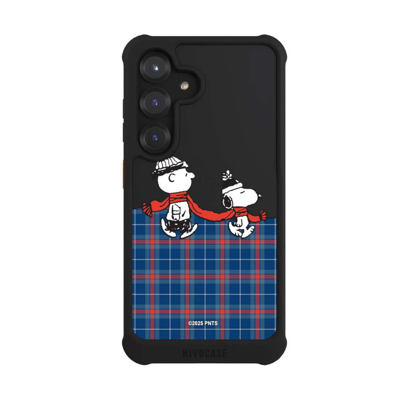 Galaxy S25 NIVOmax Peanuts Weihnachtspulli Transparent