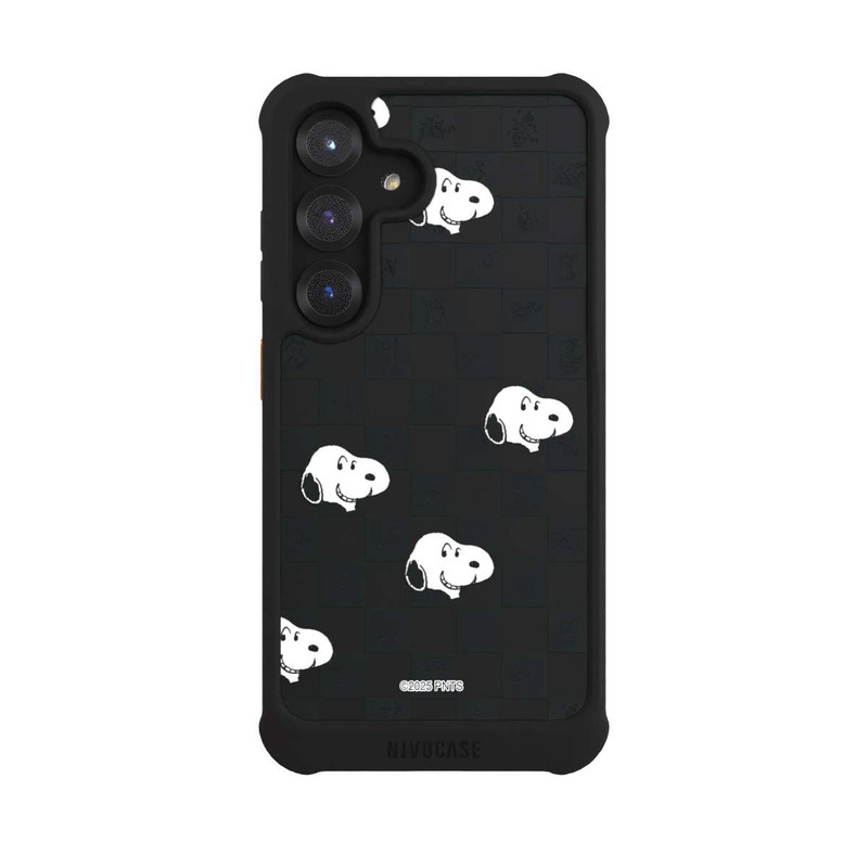 Galaxy S25 NIVOmax Snoopy Checked Pattern