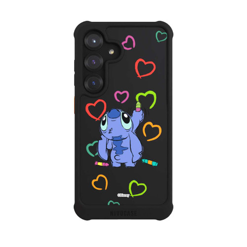 Samsung Galaxy S25 NIVOmax Stitch Draws a Heart Transparent