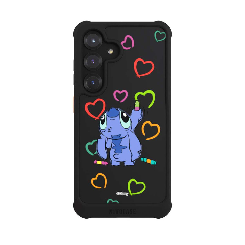 Galaxy S25 NIVOmax Stitch Draws a Heart Transparent