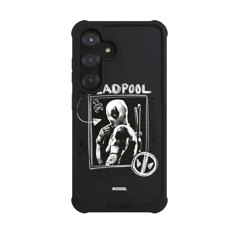 Galaxy S25 NIVOmax Deadpool Transparent