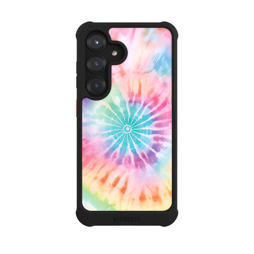 Samsung Galaxy S25 NIVOmax Rainbow Color Tie Dye 