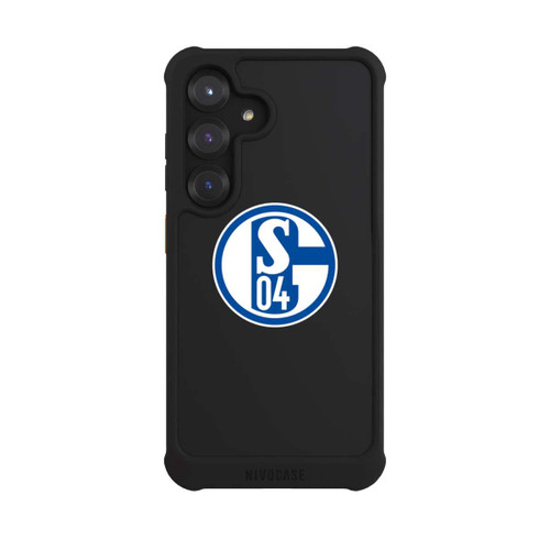 Samsung Galaxy S25 NIVOmax FC Schalke 04 Logo Transparent