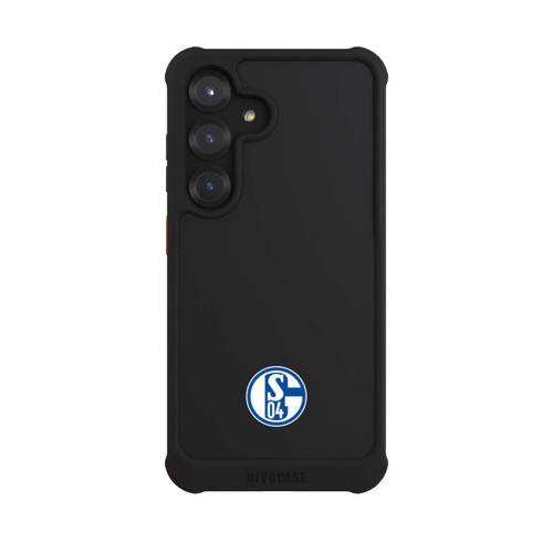 Samsung Galaxy S25 NIVOmax FC Schalke 04 Logo Klein Transparent