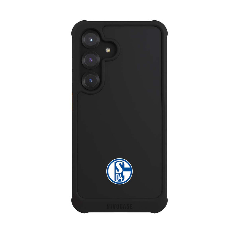 Galaxy S25 NIVOmax FC Schalke 04 Logo Klein Transparent