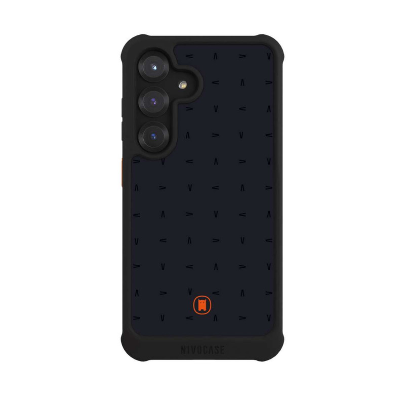 Galaxy S25 NIVOmax Nivocase Pattern Dark Grey