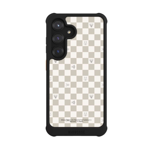Samsung Galaxy S25 NIVOmax Winnie Puuh Kariert Beige