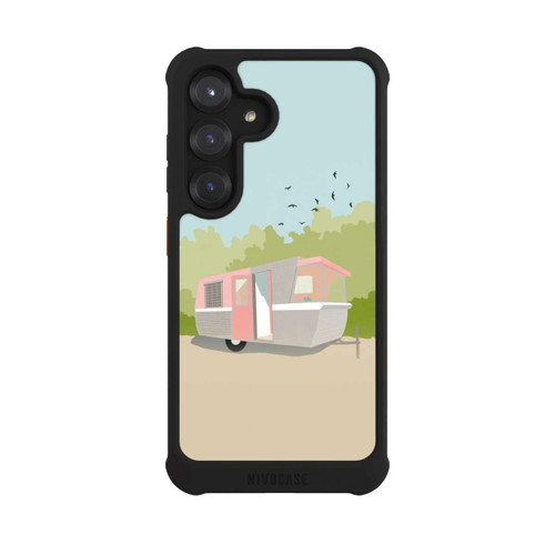 Samsung Galaxy S25 NIVOmax Retro Glamping by Roberta Murray