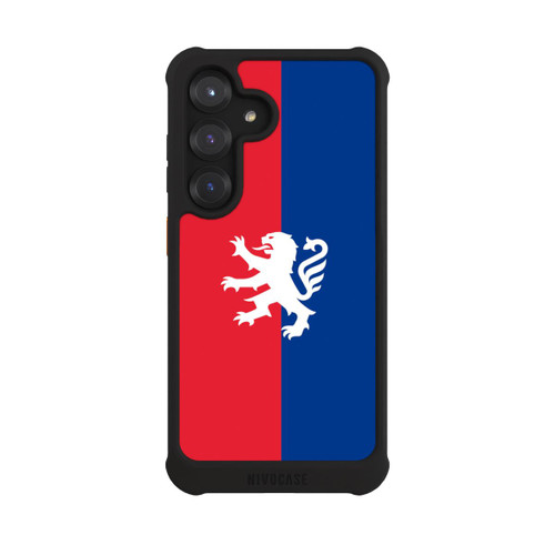 Samsung Galaxy S25 NIVOmax OL Lion rouge et bleu