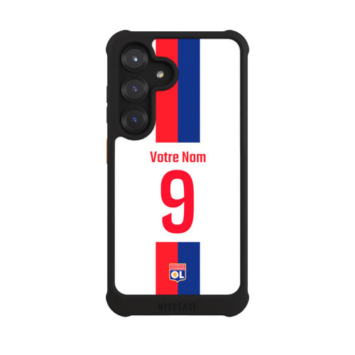 Samsung Galaxy S25 NIVOmax Olympique Lyonnais Maillot Personnalisable