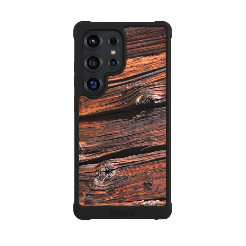 Galaxy S25 Ultra NIVOmax Verwitterte Holzplanken