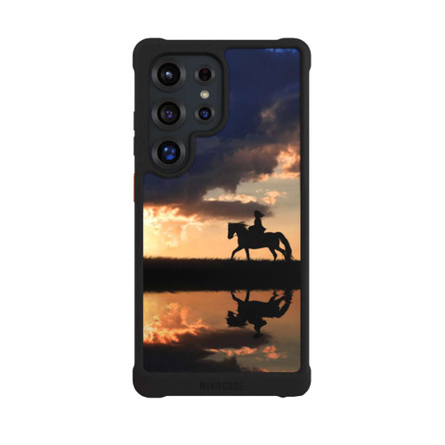 Samsung Galaxy S25 Ultra NIVOmax Ausritt im Sonnenuntergang
