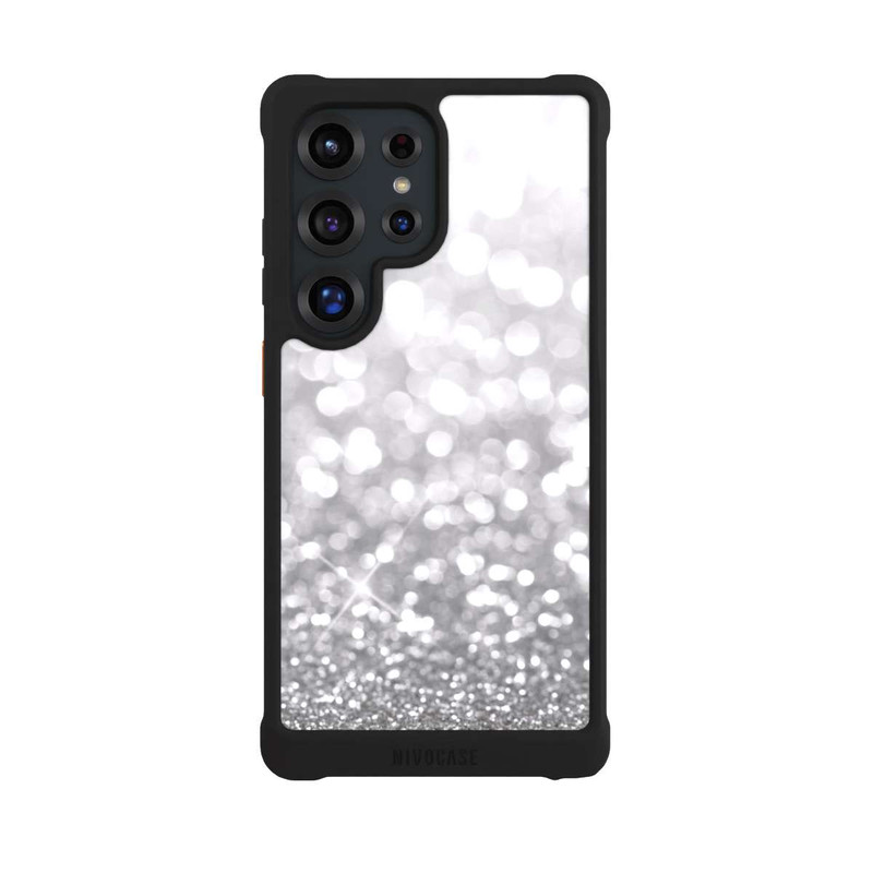 Galaxy S25 Ultra NIVOmax Silberregen Look