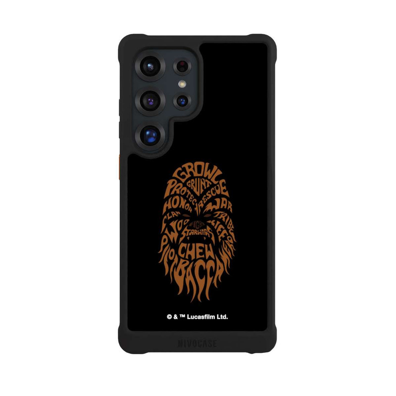 Galaxy S25 Ultra NIVOmax Chewbacca Typo Grafisch