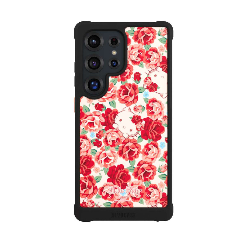 Galaxy S25 Ultra NIVOmax Hallo Kitty - Magnolie Rot