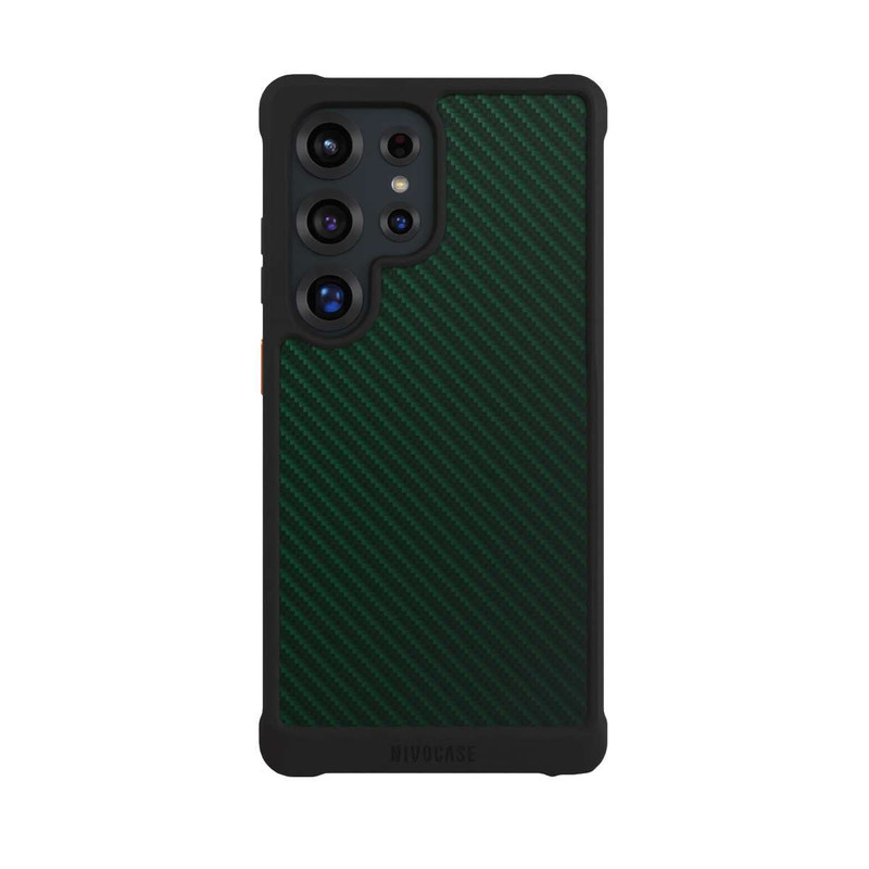 Galaxy S25 Ultra NIVOmax British Racing Green Carbon