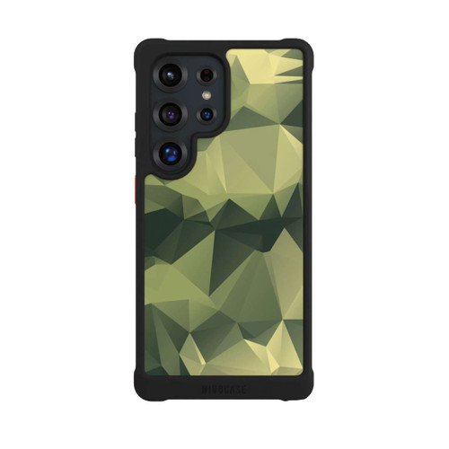 Samsung Galaxy S25 Ultra NIVOmax Polygonales Camouflage
