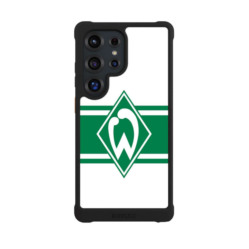 Galaxy S25 Ultra NIVOmax Werder Stripes White