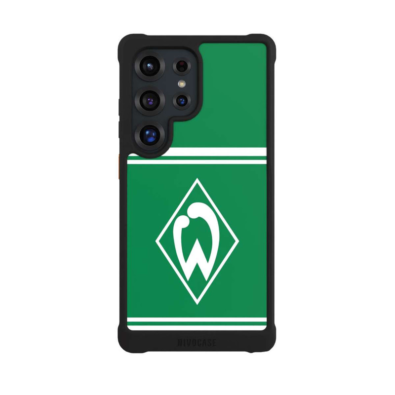 Galaxy S25 Ultra NIVOmax Werder Stripes Green