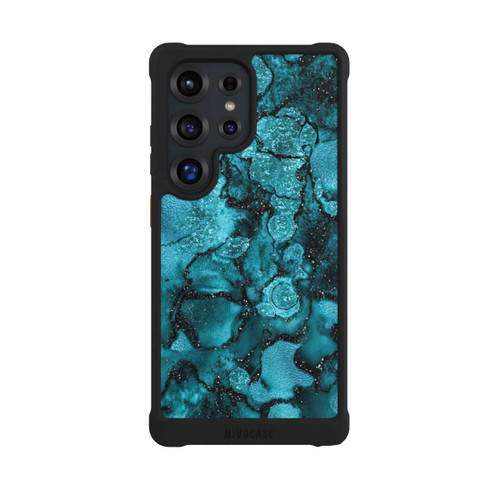 Samsung Galaxy S25 Ultra NIVOmax  Blauer Glitzerlook