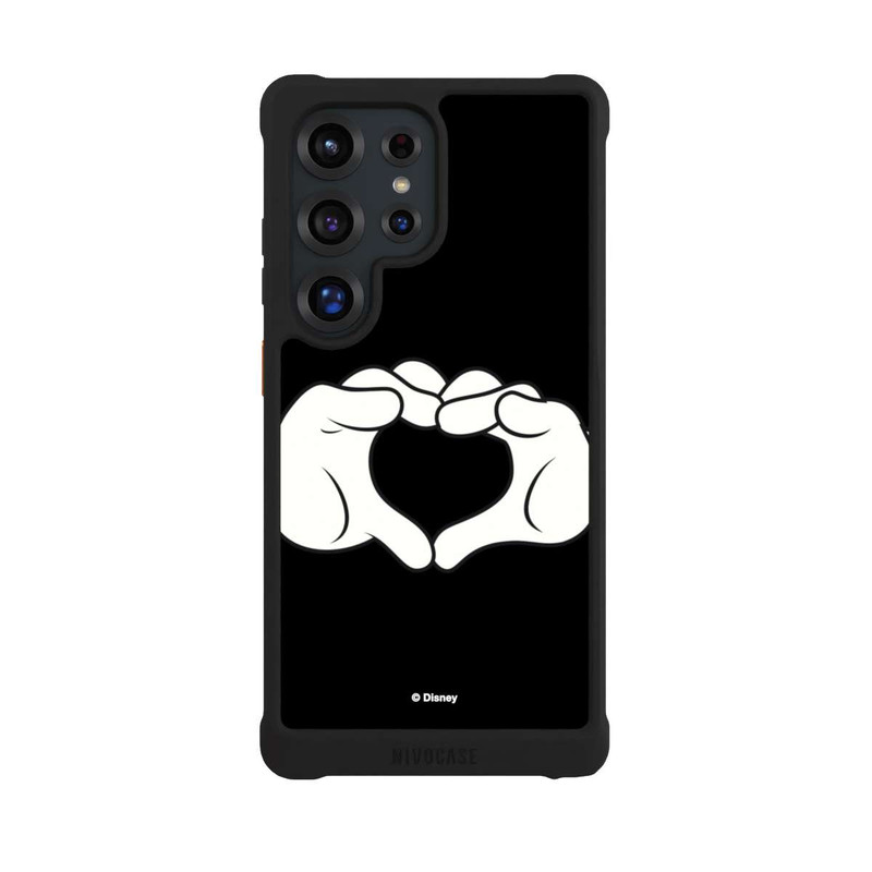 Galaxy S25 Ultra NIVOmax Cœur Mains Mickey et Minnie