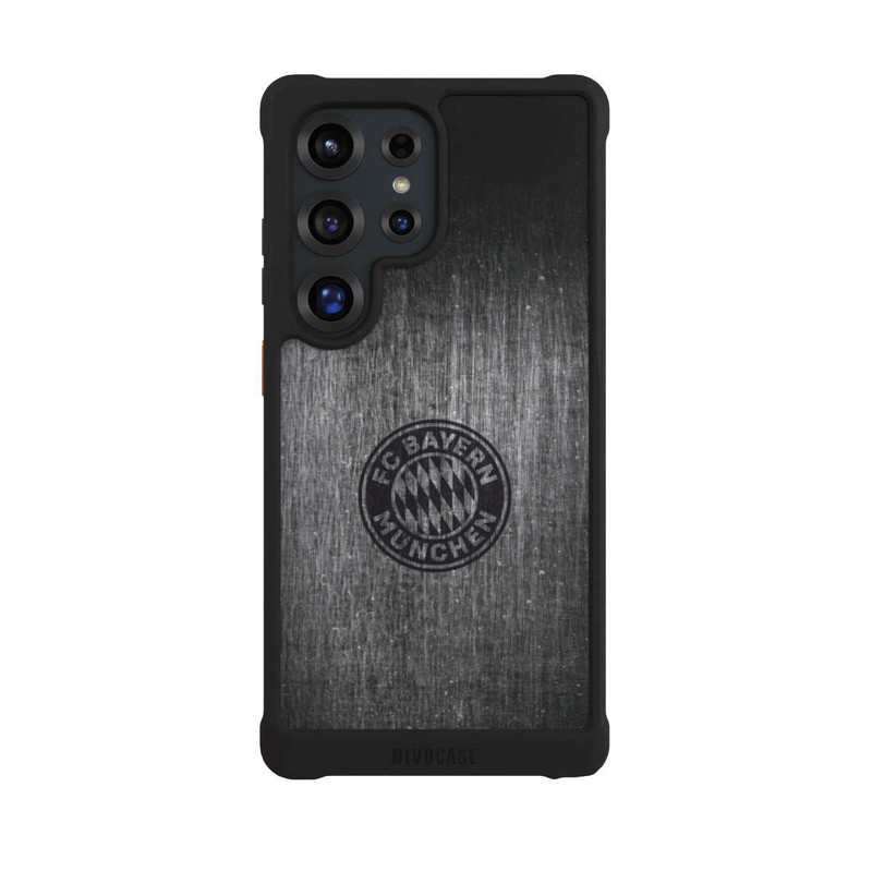 Galaxy S25 Ultra NIVOmax Metalllook FCB Logo einfarbig