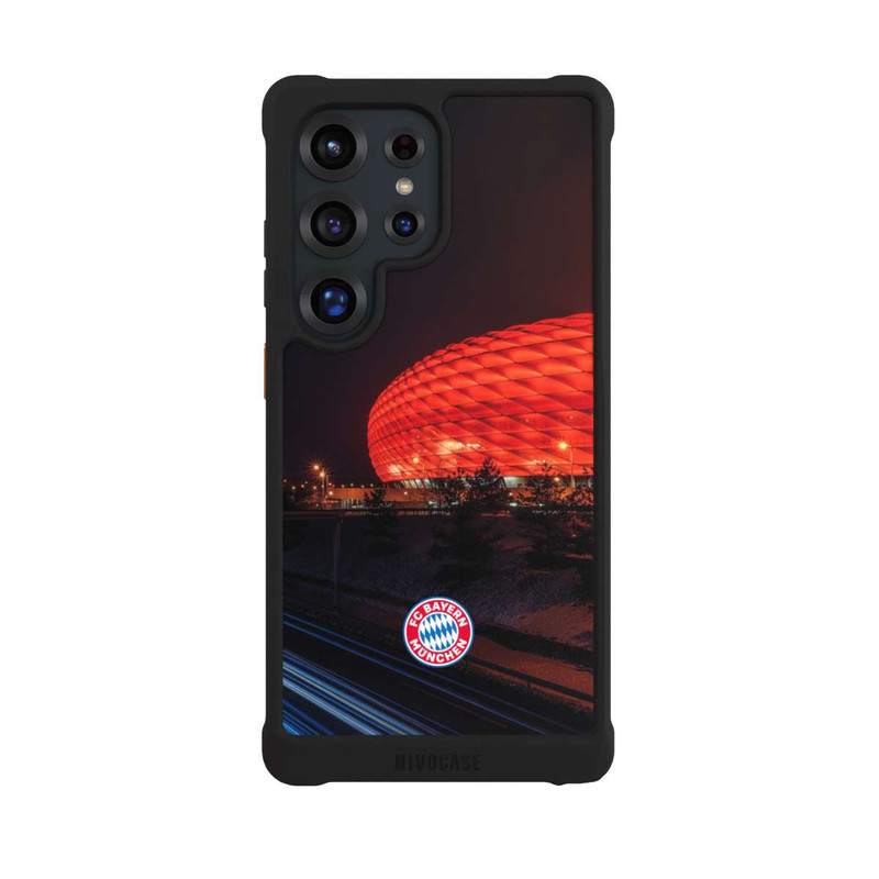 Galaxy S25 Ultra NIVOmax Allianz Arena bei Nacht FCB