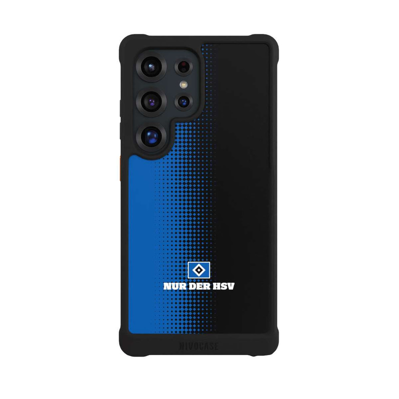 Galaxy S25 Ultra NIVOmax Nur der HSV - Rautenraster Schwarz