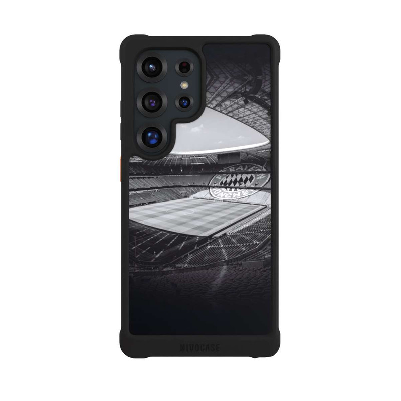 Galaxy S25 Ultra NIVOmax Stadion FC Bayern - Black White