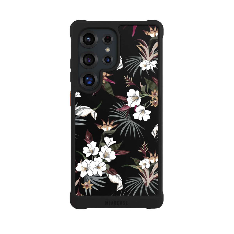 Galaxy S25 Ultra NIVOmax Flowers Black