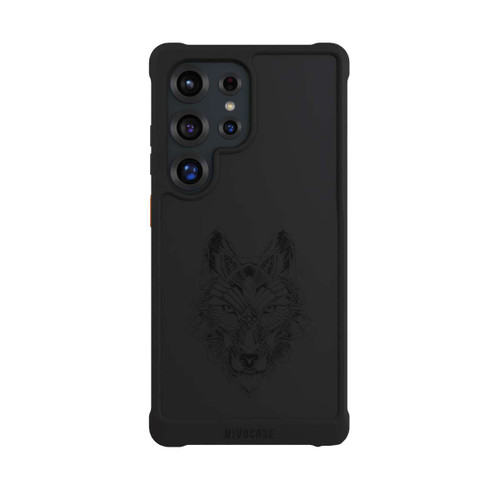 Samsung Galaxy S25 Ultra NIVOmax Wolf Mandala ohne Hintergrund