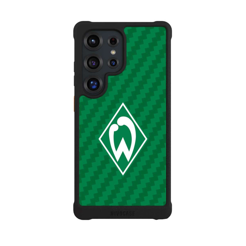Galaxy S25 Ultra NIVOmax Carbonlook - Werder Bremen