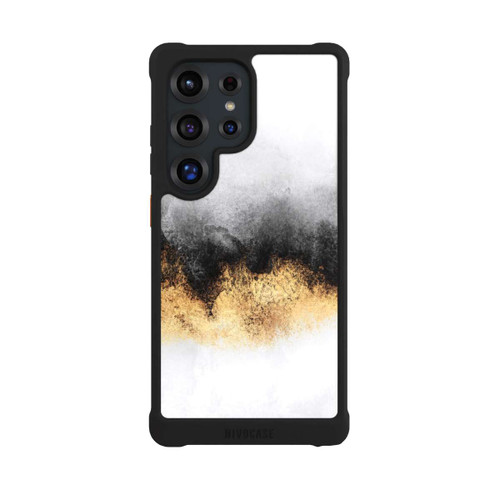 Samsung Galaxy S25 Ultra NIVOmax Grauer Himmelstaub Golddruck