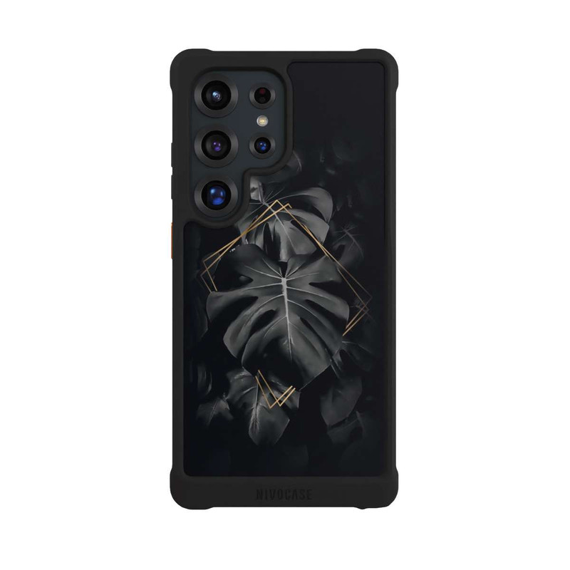 Galaxy S25 Ultra NIVOmax Schwarze Blätter