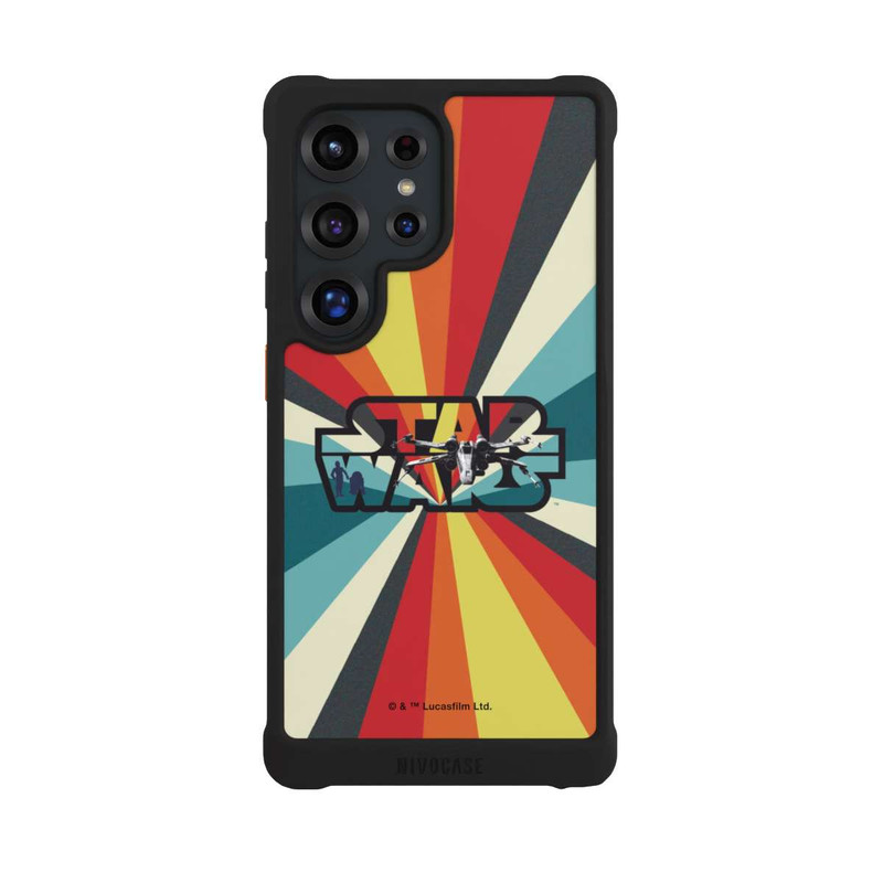 Galaxy S25 Ultra NIVOmax Retro X-Wing Star Wars Logo