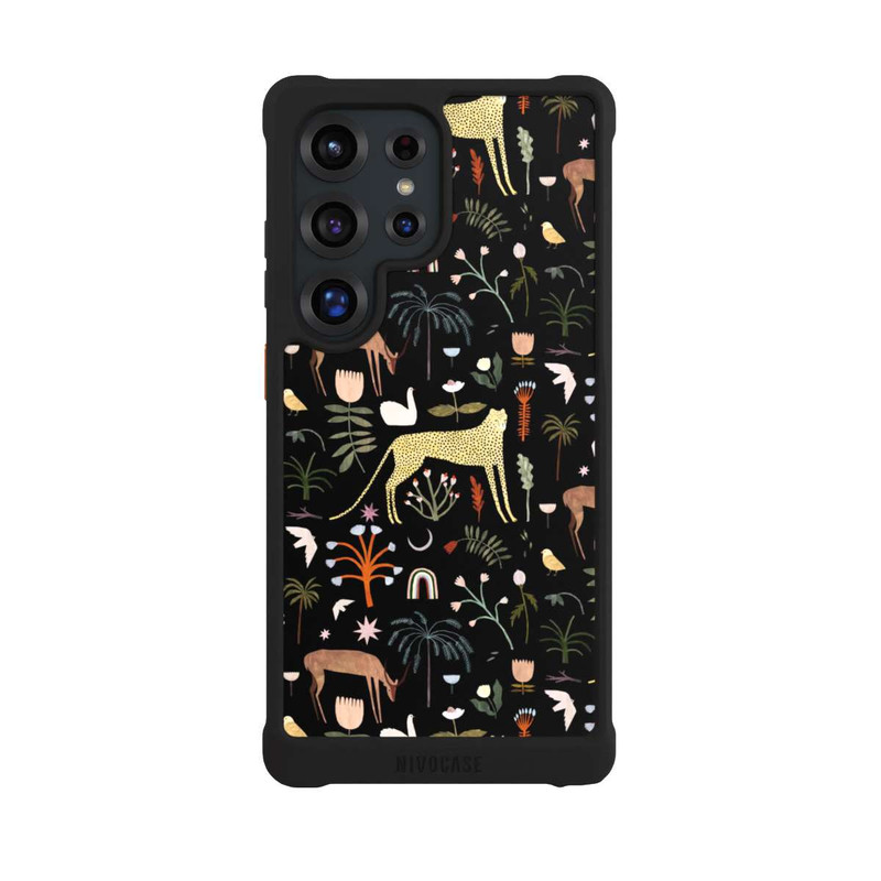Galaxy S25 Ultra NIVOmax Lettres du jardin sauvage par Léa Le Pivert