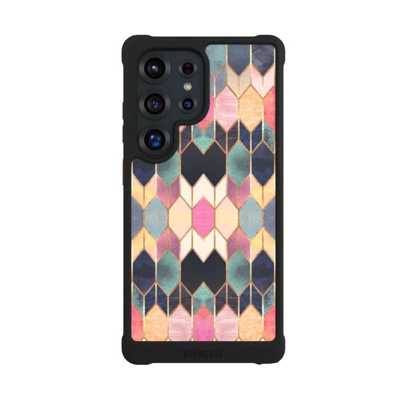 Galaxy S25 Ultra NIVOmax Bunte Glasscheibe