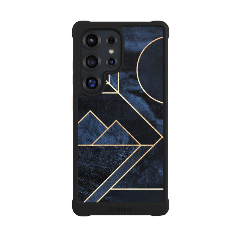 Galaxy S25 Ultra NIVOmax Moderner Golddruck