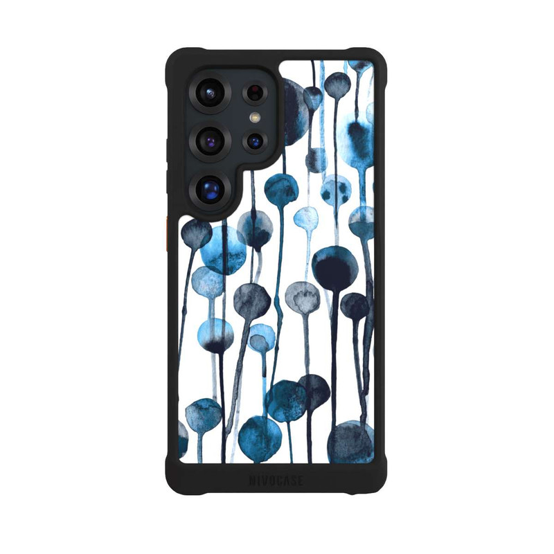 Galaxy S25 Ultra NIVOmax Dripping Dots Blue