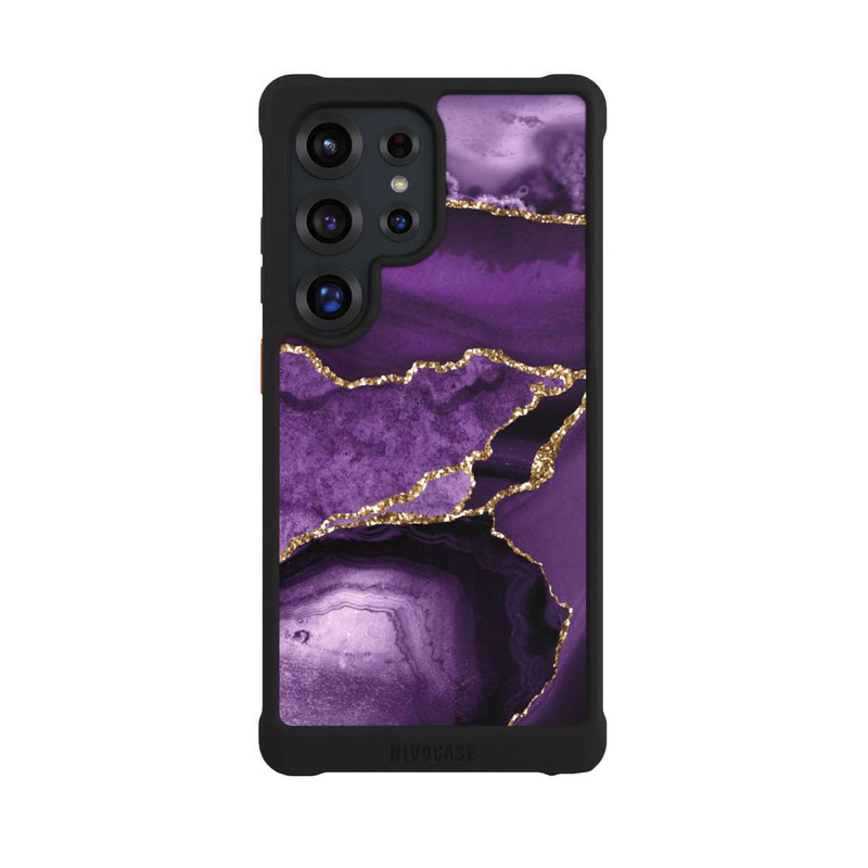 Galaxy S25 Ultra NIVOmax Marbre Violet Paysage