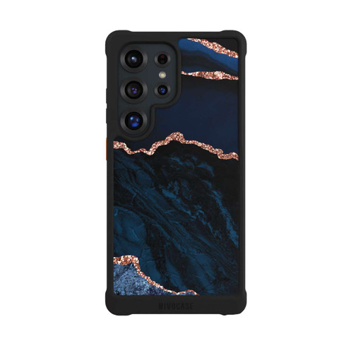 Samsung Galaxy S25 Ultra NIVOmax Nacht Blau Marmor Landschaft