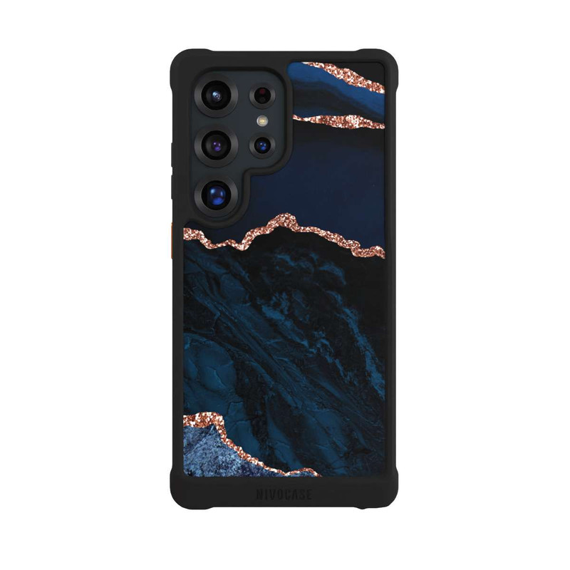 Galaxy S25 Ultra NIVOmax Marbre Bleu Nuit