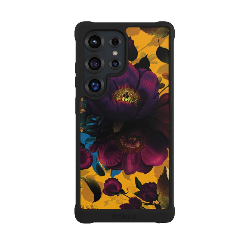 Galaxy S25 Ultra NIVOmax Fleurs Élégantes
