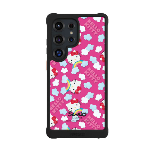 Samsung Galaxy S25 Ultra NIVOmax Hello Kitty Regenbogenmuster